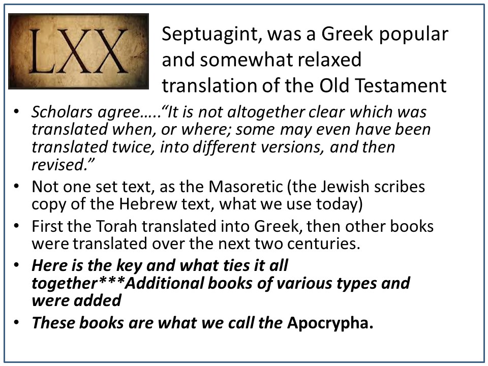 Definition of Septuagint