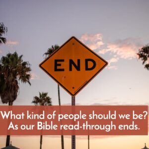 Final podcast on through the Bible in a year