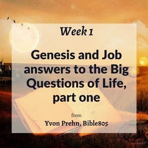 Genesis and Job, answers to the Big Questions of life, part one