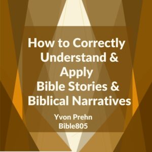 How to correctly understand and apply Bible Narratives