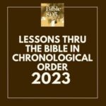 Through the Bible in Chronological Order 2023